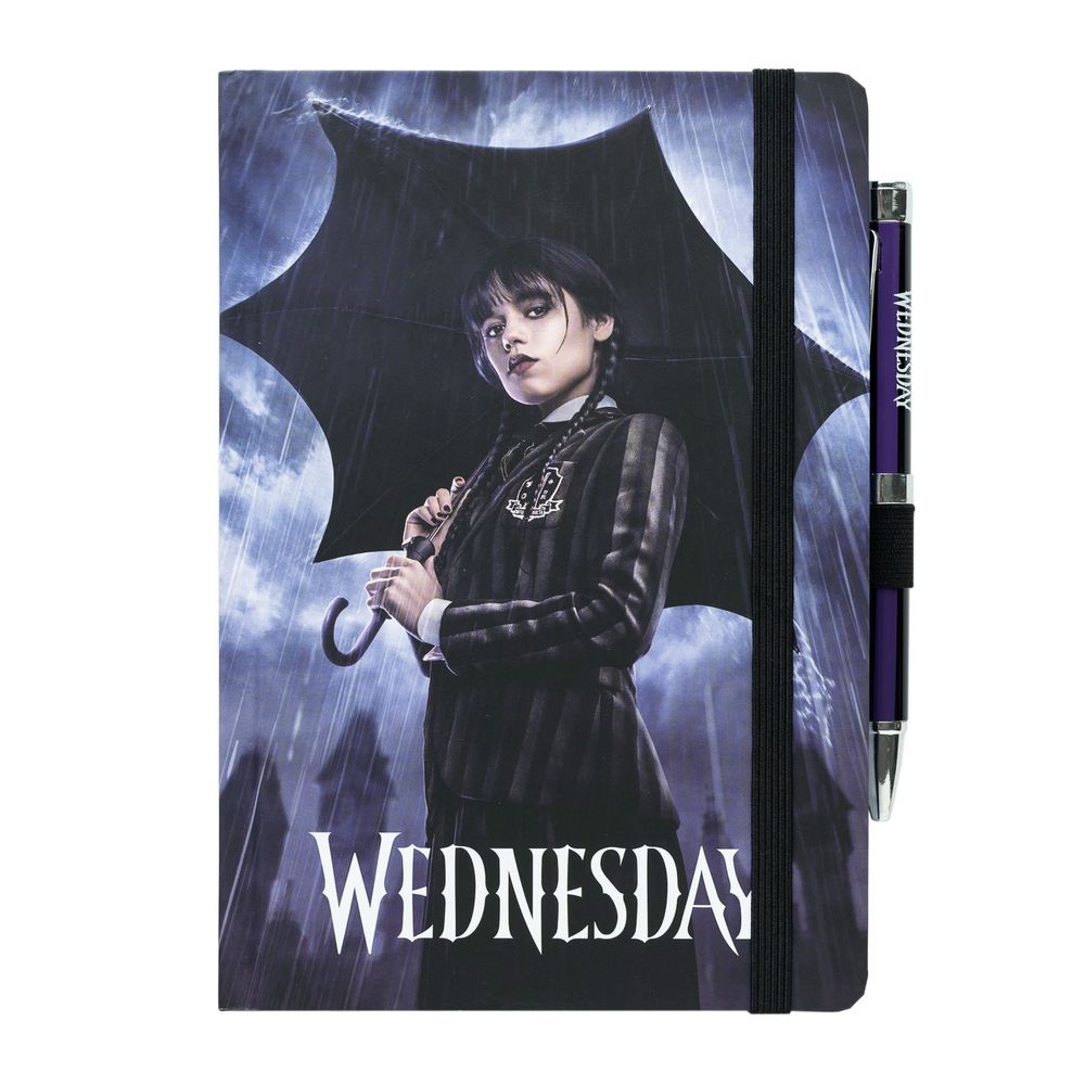 Grupo Erik Wednesday - Premium A5 With Projector Pen Carnet de notes - Multicolore